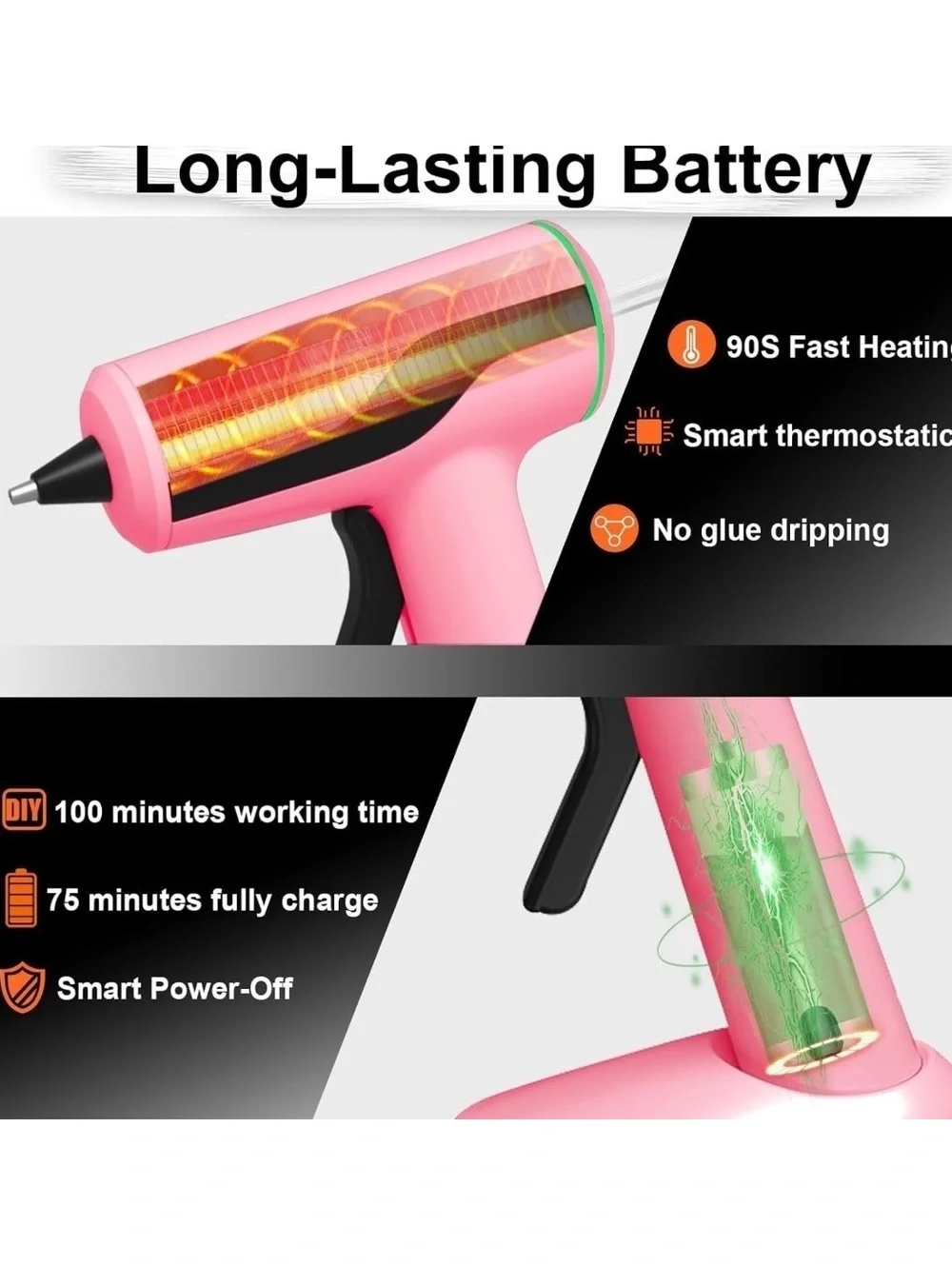 Cordless Glue Gun with Case